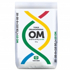Organomineral 20-20-0+ (10 SO3)+10 OM