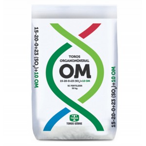 Organomineral 15-20-0+ (23 SO3)+10 OM
